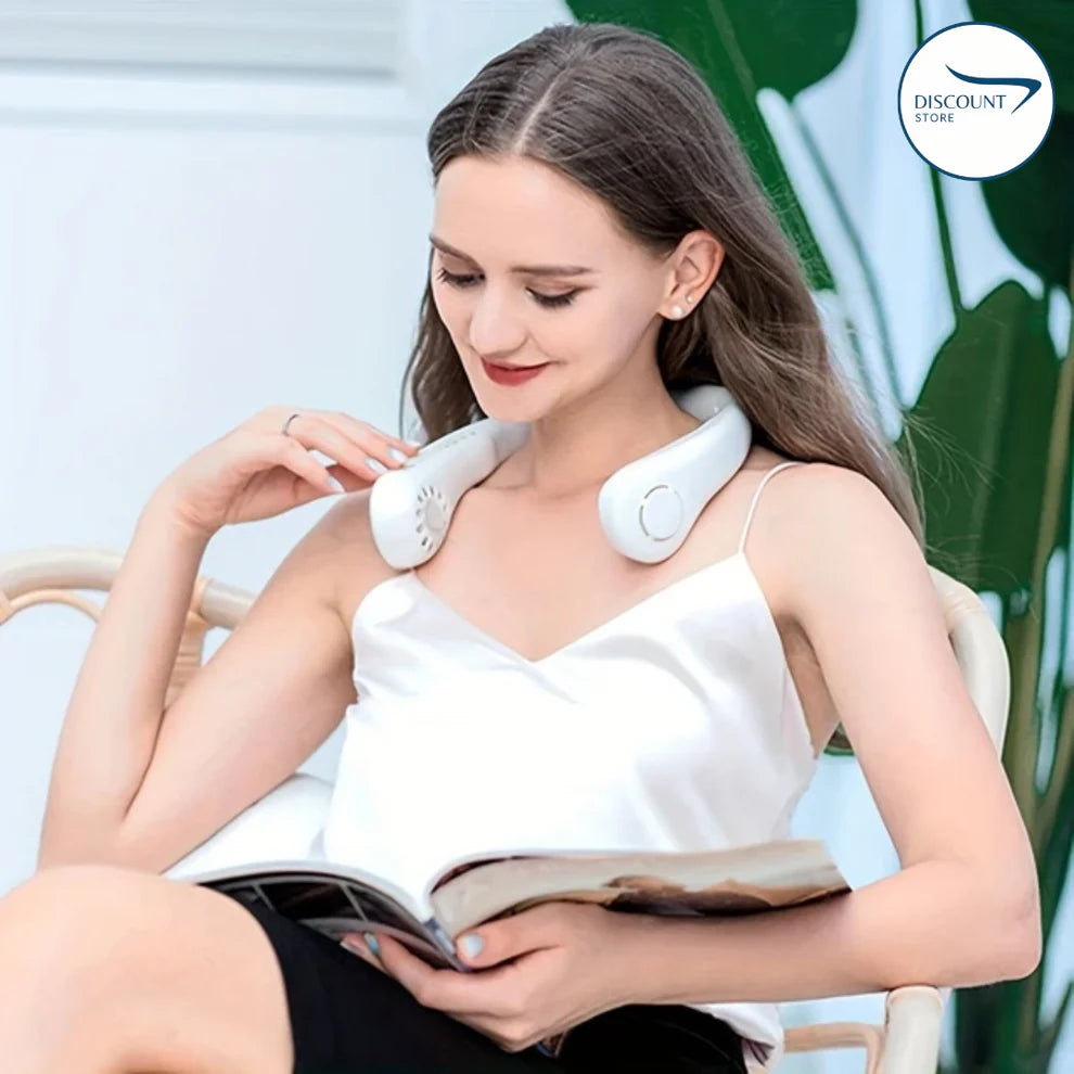 Portable Bladeless Hanging Neck Fan -